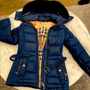 Burberry Brit Coat with detachable hood